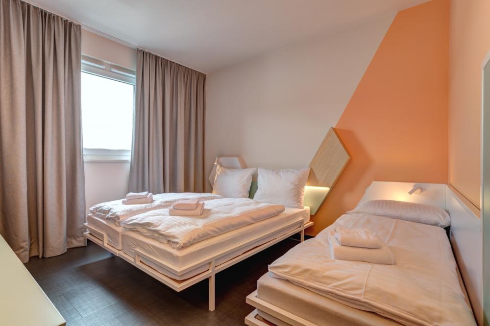 3 Bett Einzelzimmer - Gemischt - Standard - privates Bad