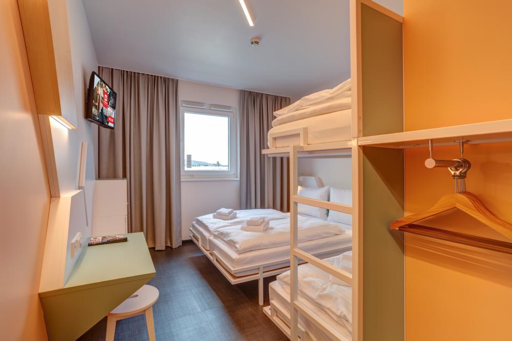 4 Bett Einzelzimmer - Gemischt - Standard - privates Bad