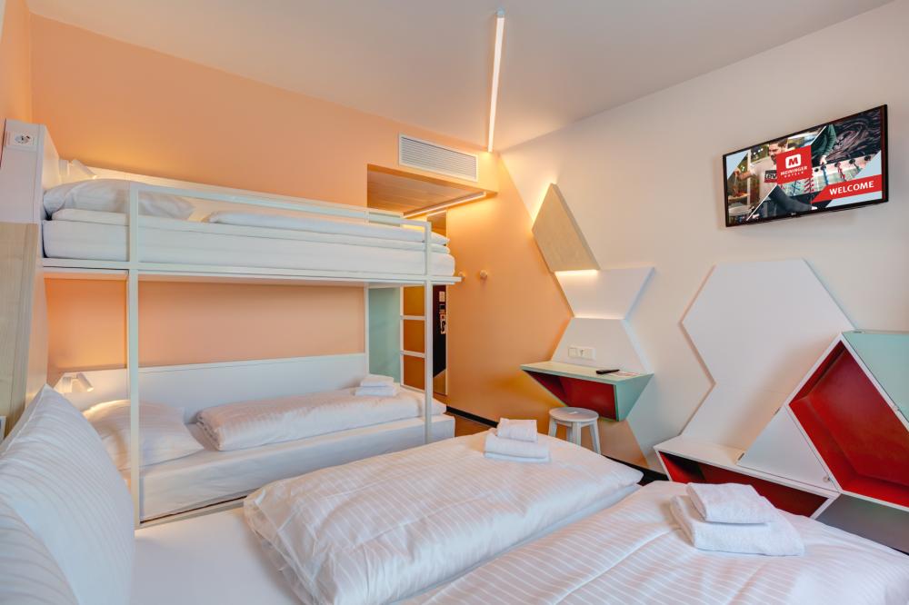 4 Bett Einzelzimmer - Gemischt - Standard - privates Bad